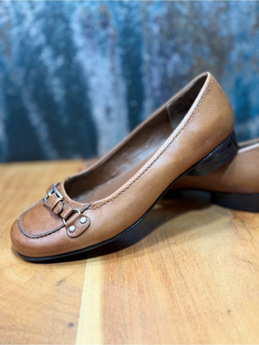 St. John’s Bay Y2K Era Classic Librarian Brown Flats 7M (GUC)